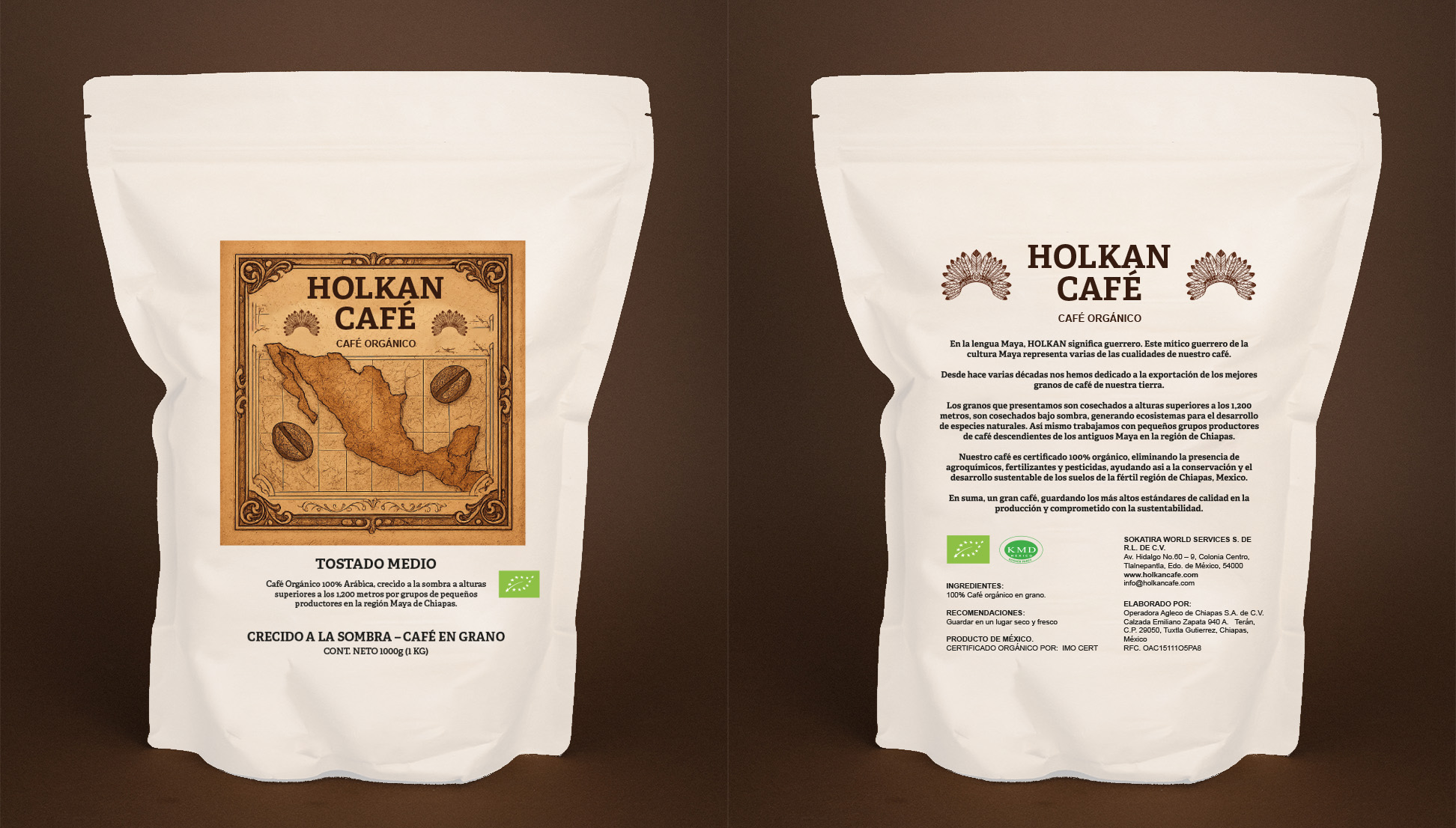 HOLKAN CAFÉ - Empaque del producto